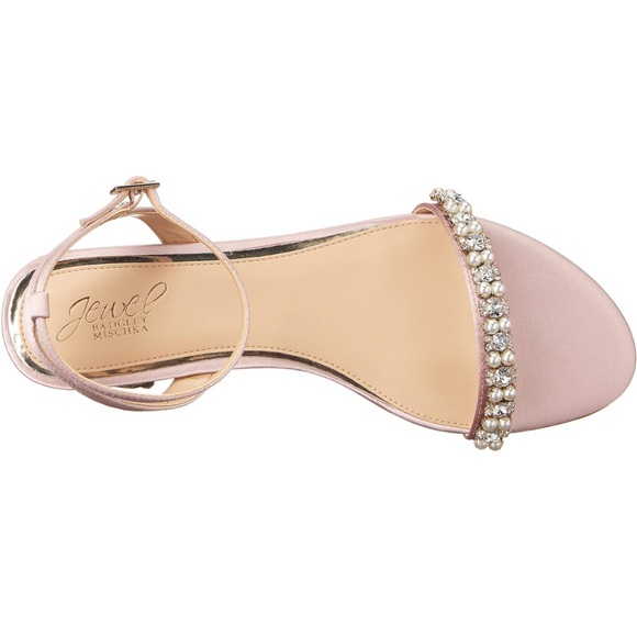 Brand New Jewel Badgley Mischka womens Daria Flat Sandal 7.5 - Picture 2 of 11